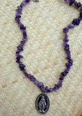 Collar de amatistas