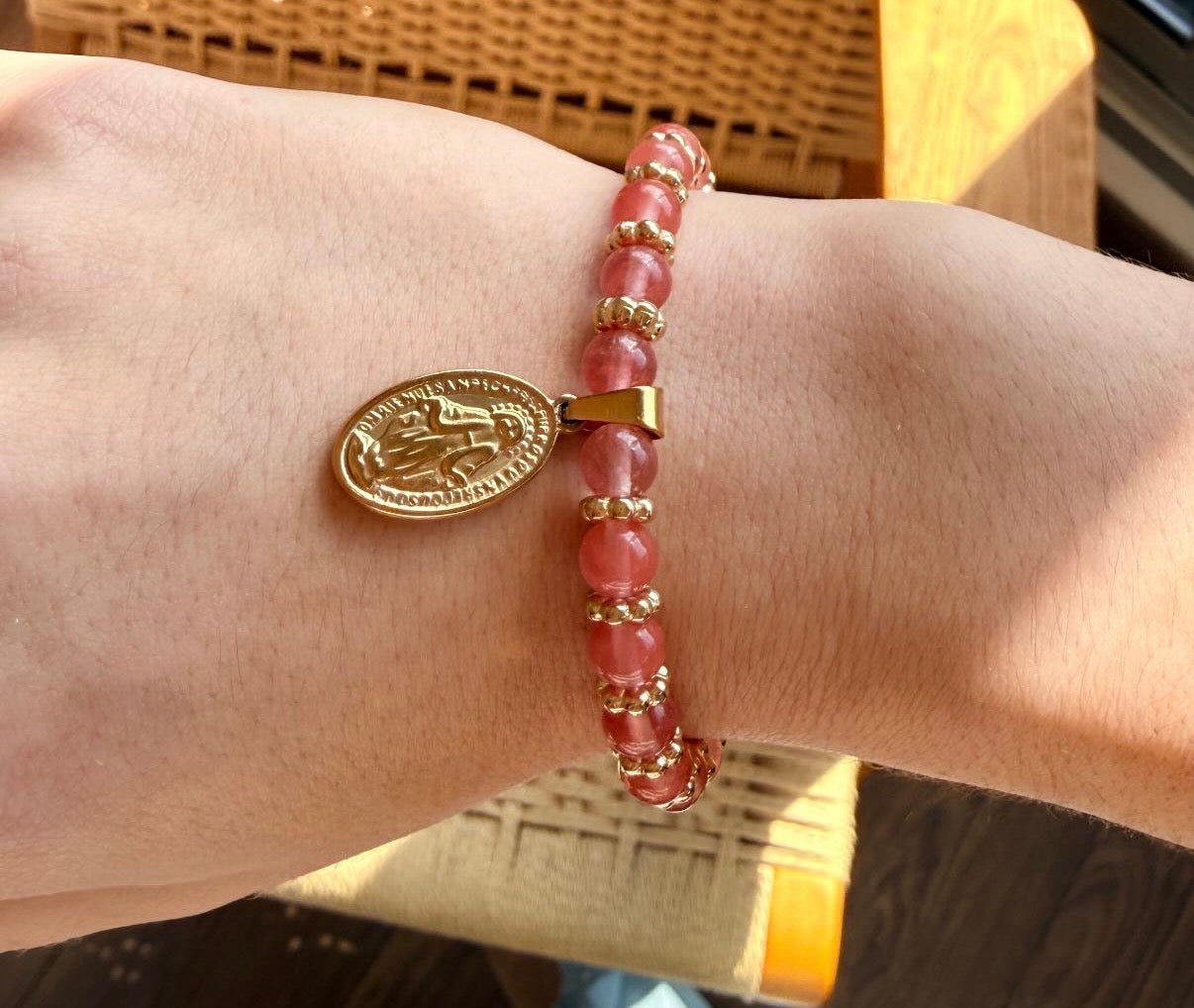Natural stone bracelet